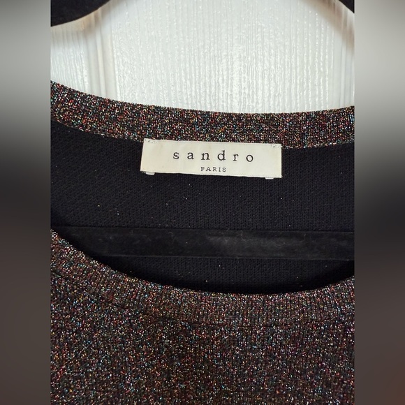 Sandro Riva Multicolored Metallic Dress Size 1/Small - Picture 4 of 11